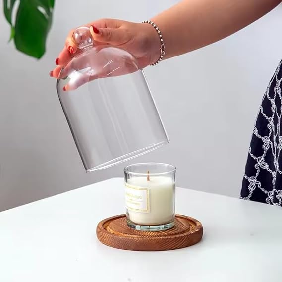 ✨ Cozy Aromatherapy Candle Holder Set 🕯️🌿 Decorative & Dust-Proof 🌸