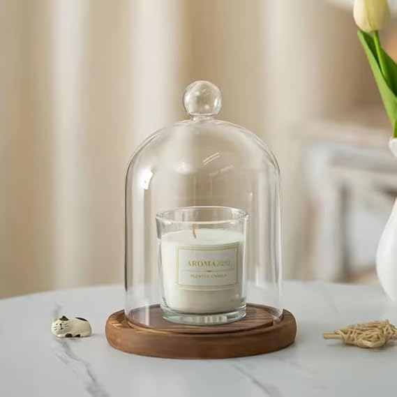 ✨ Cozy Aromatherapy Candle Holder Set 🕯️🌿 Decorative & Dust-Proof 🌸