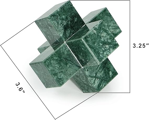 ✨ Geometric Sculpture 🖤 Modern Desk & Home Décor 🏡🌀