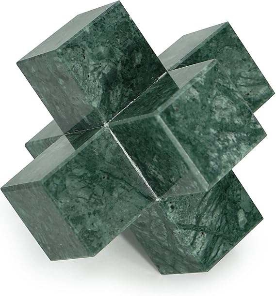 ✨ Geometric Sculpture 🖤 Modern Desk & Home Décor 🏡🌀